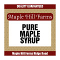 Maple Syrup Square Labels